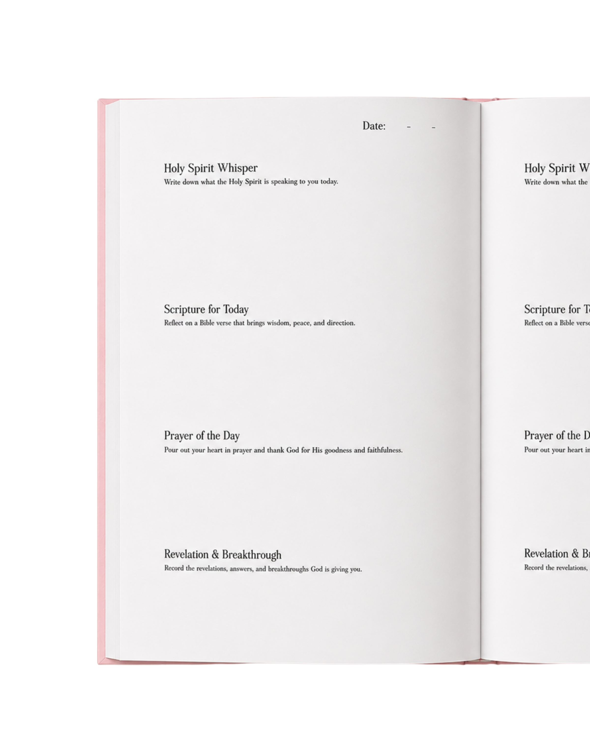 Holy Spirit Prayer Journal