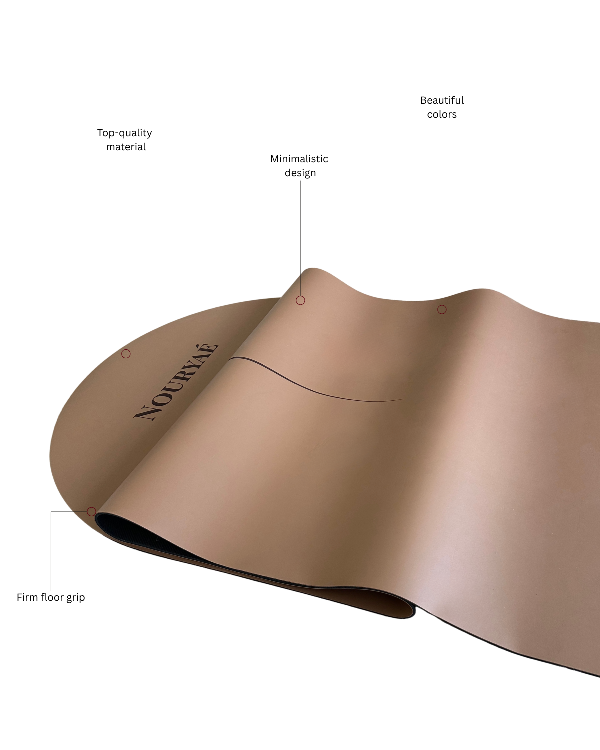Nouryaé Workout Mat Brown